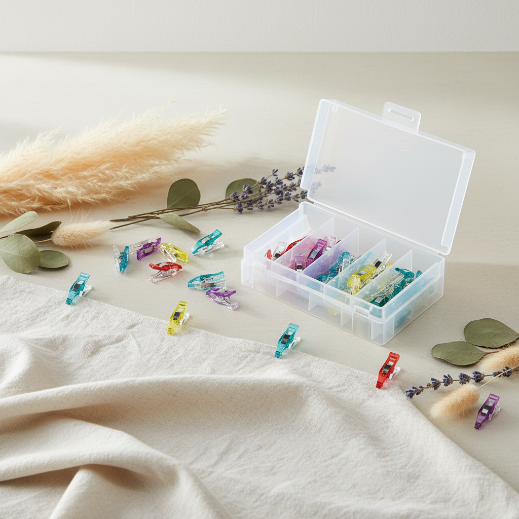Pinzas para Tela Mini Wonder Clips - Paquete Variado de 50 Piezas Clover 3189
