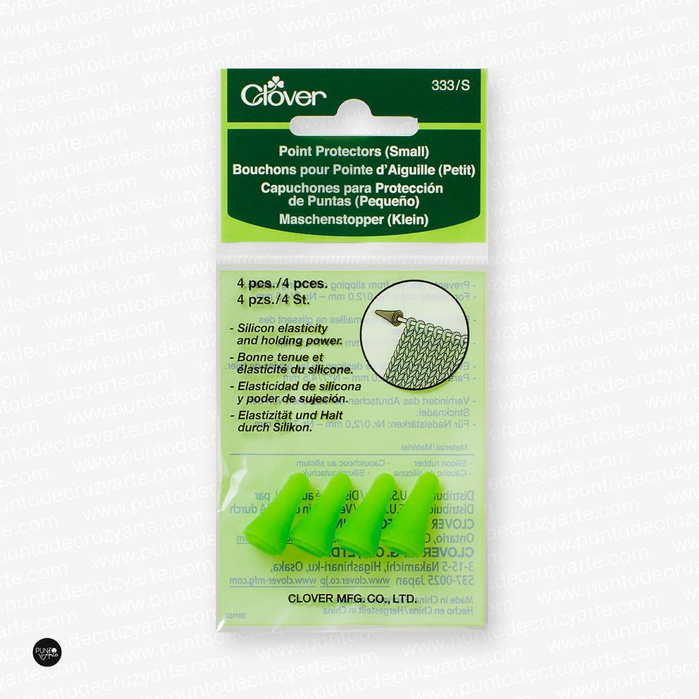 Clover 333/S Knitting Needle Protectors - Prevents stitches from slipping