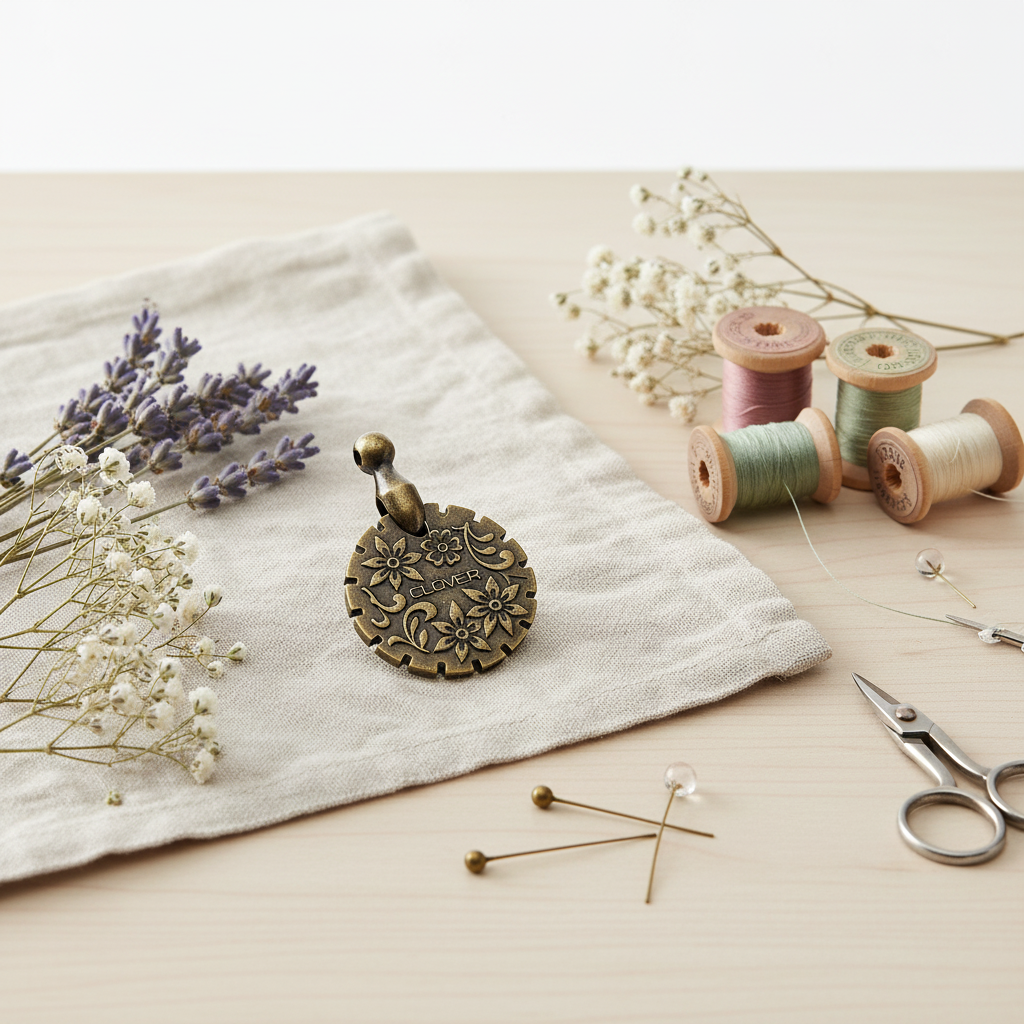Cortahilos Colgante Clover 455: Versatilidad y Estilo en Oro Antiguo