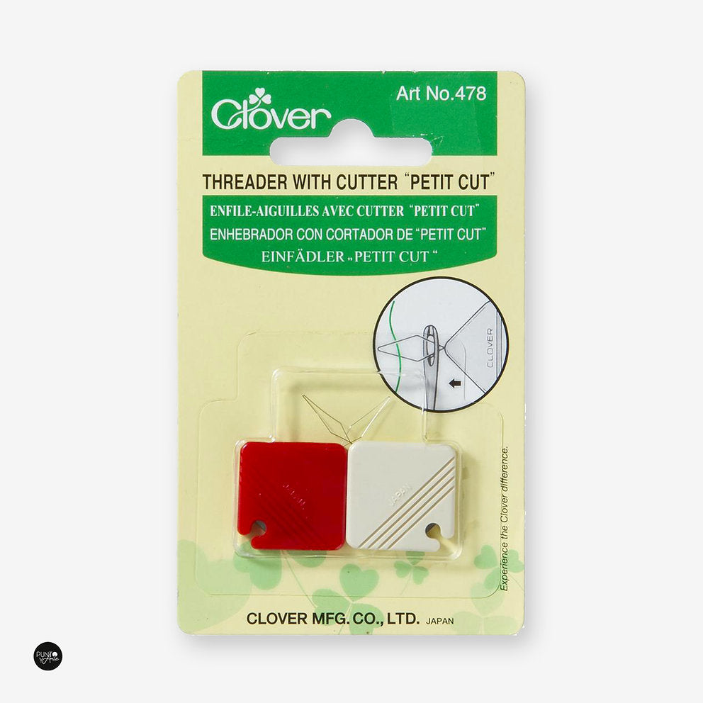 Enhebrador con cortador PETIT CUT de Clover 478