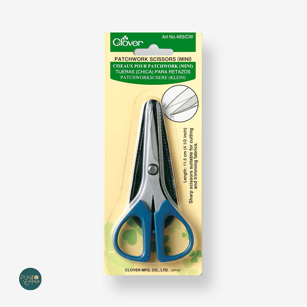 Clover MINI Patchwork Scissors 493/CW: Precision and Versatility in your Fabric Projects