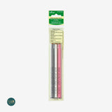 Clover 5003 Water Soluble Pencils for Fabrics - Set of 3 Colors