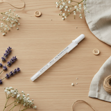 Marcador Fino de Color Blanco - Herramienta Versátil para Marcar Tejidos Clover 517