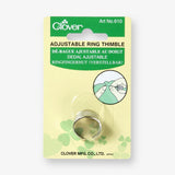 Clover Adjustable Ring Thimble 610 - Ease in Dressmaking and Crafts