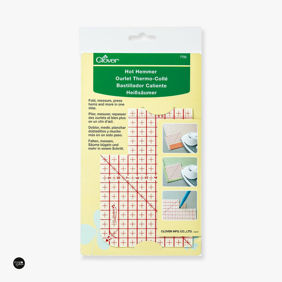 Regla Térmica. Bastillador Caliente de Clover 7700: Simplifica tus Dobladillos y Dobleces