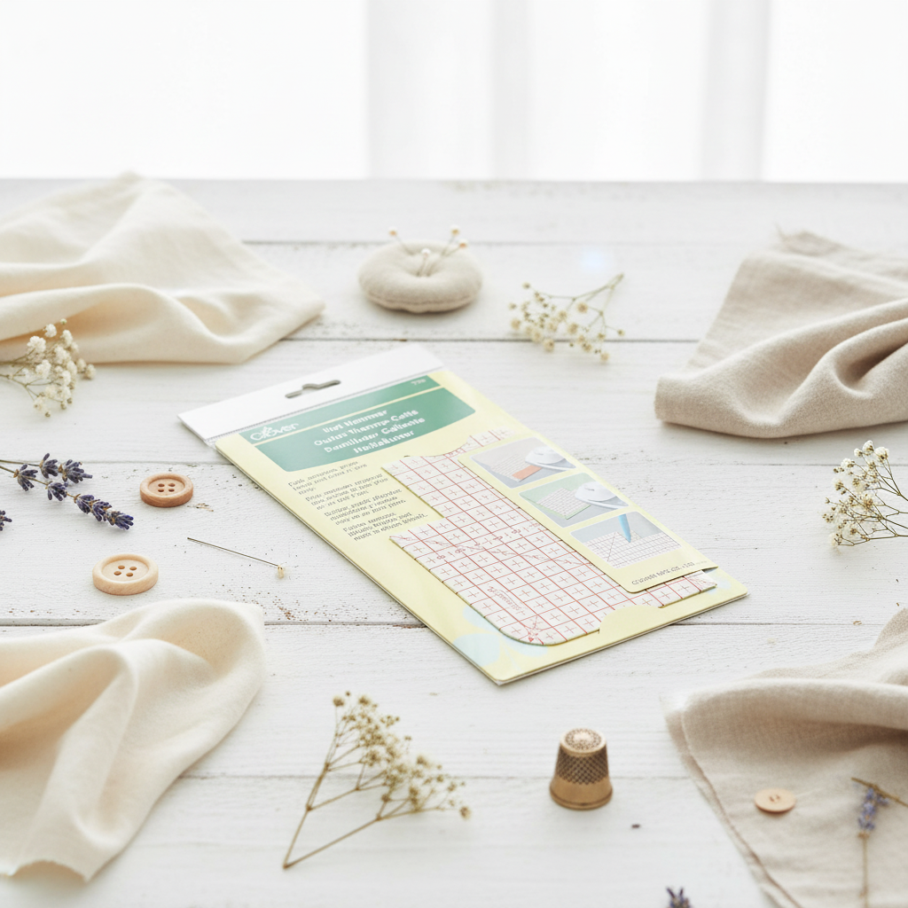 Regla Térmica. Bastillador Caliente de Clover 7700: Simplifica tus Dobladillos y Dobleces