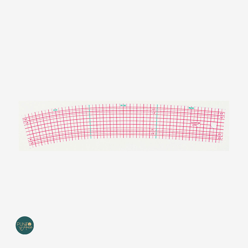 Règles de grille Clover 7704 MINI - Précision et polyvalence pour dessiner des courbes