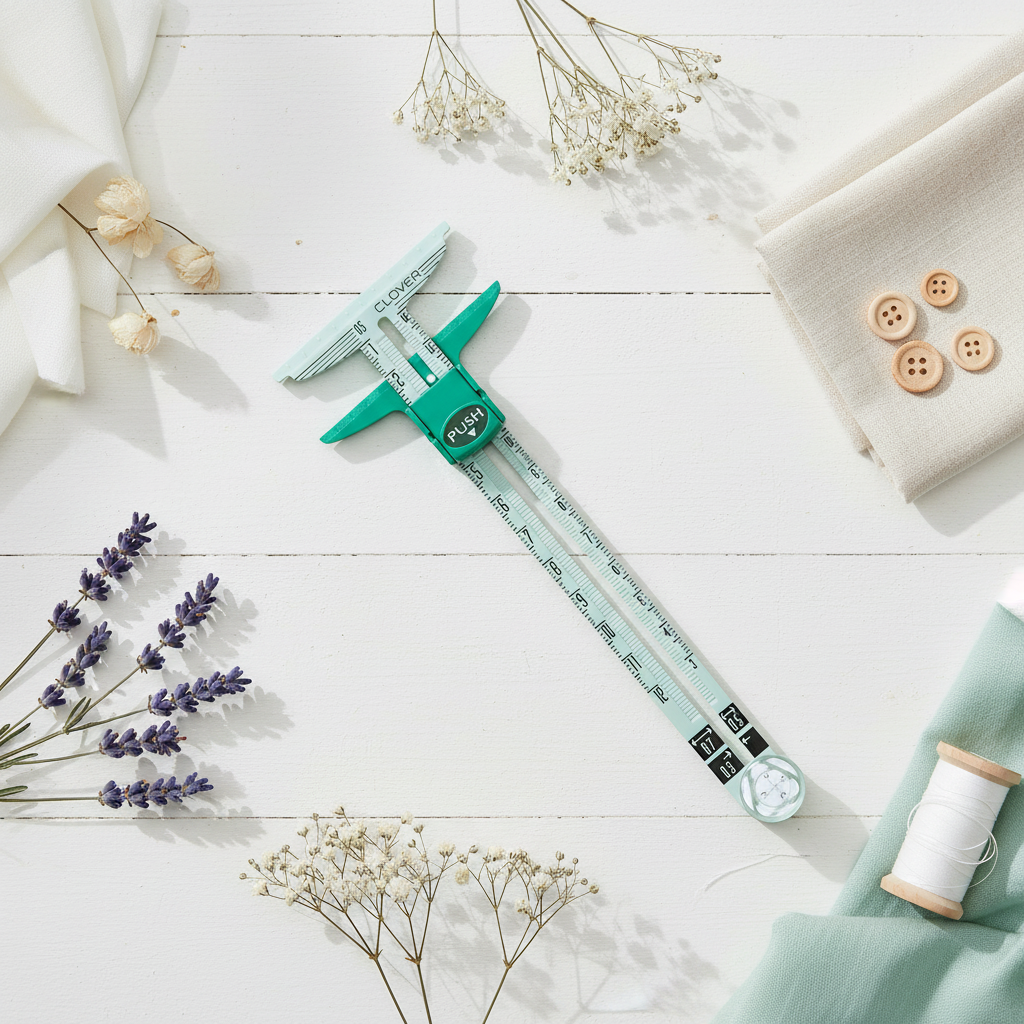 Medidor Calibrador para Marcar Costuras Clover 7706: Precisión y Versatilidad en tus Proyectos de Costura