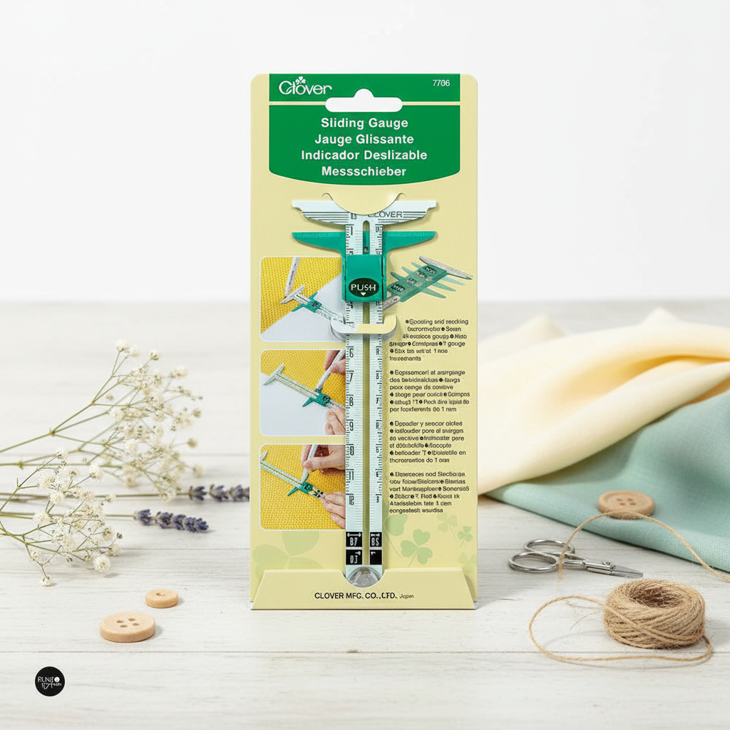 Medidor Calibrador para Marcar Costuras Clover 7706: Precisión y Versatilidad en tus Proyectos de Costura