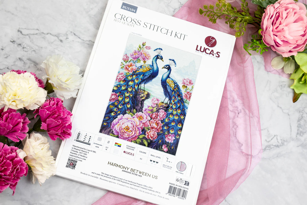 Kreuzstich-Set Luca-S „Harmony Between Us“ BU5104
