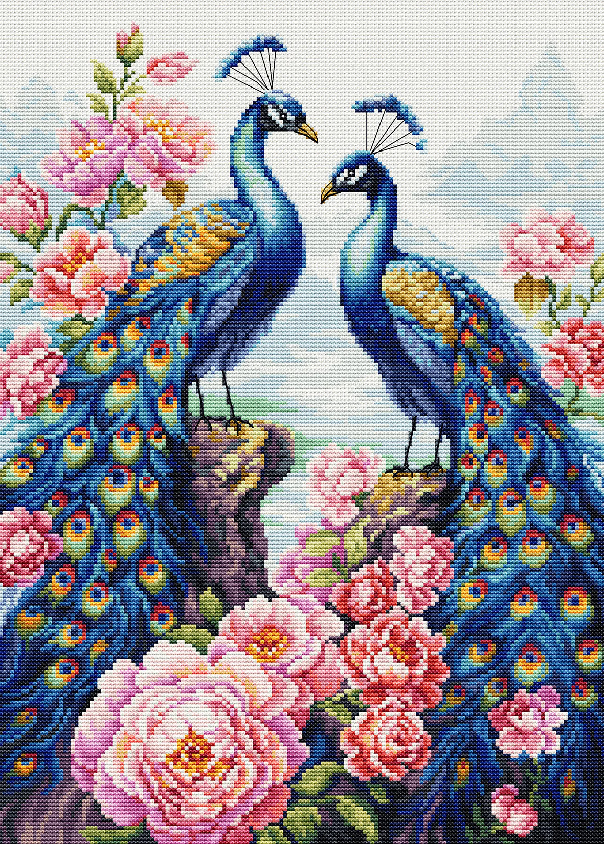 Kit de punto de cruz Luca-S “Harmony Between Us” BU5104