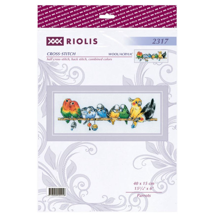 Kit punto de cruz Parrots 2317 Riolis