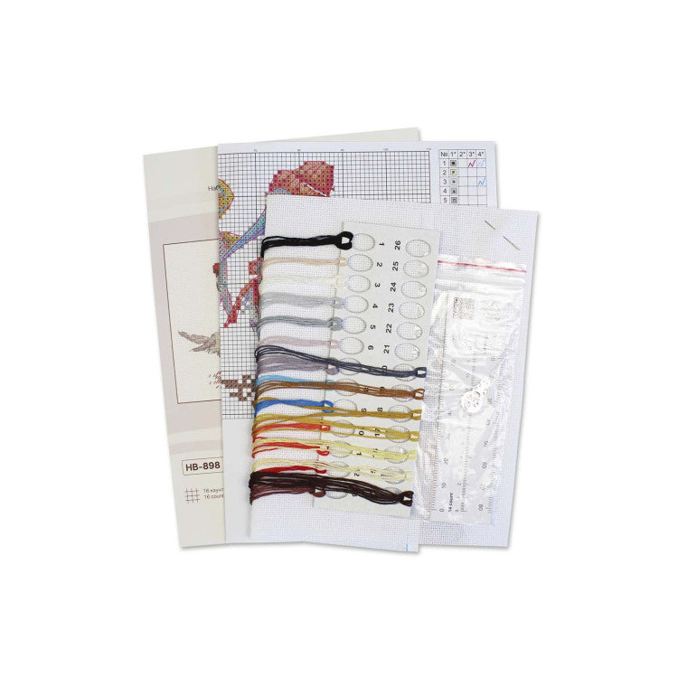 Vista adicional de Kit de punto de cruz MP Studia SNV-898 – Almuerzo de pescado 9x17 cm