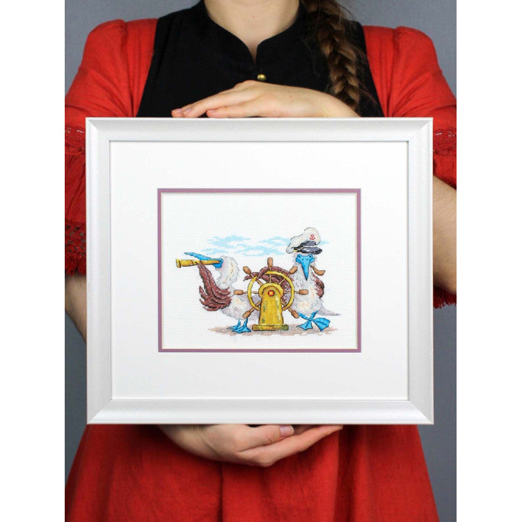 Kit de punto de cruz MP Studia Rumbo adelante SNV-899