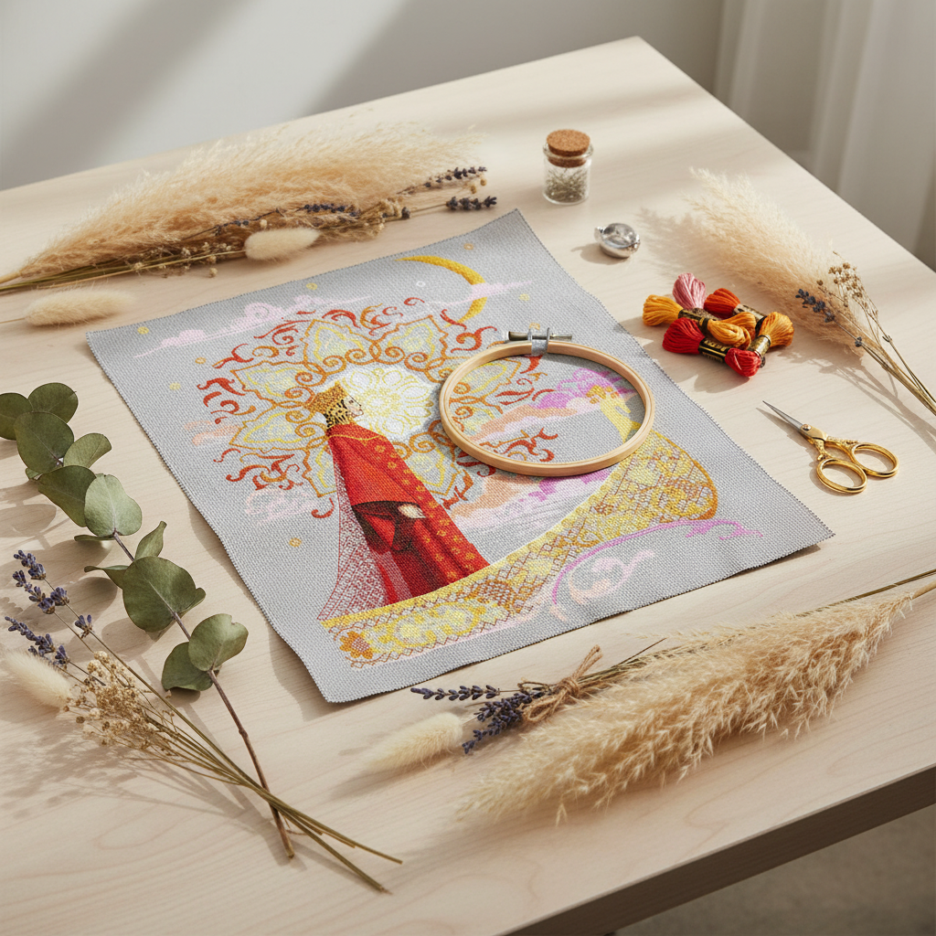 Kit de punto de cruz Reina – Andriana SANTS-14