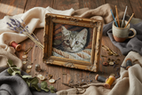 Spy cross stitch kit – Andriada SANU-10