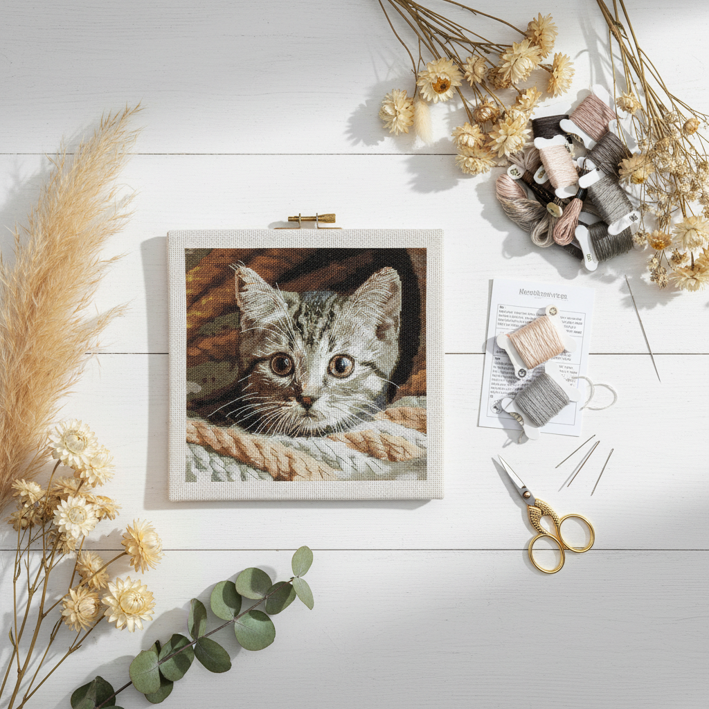 Spy cross stitch kit – Andriada SANU-10