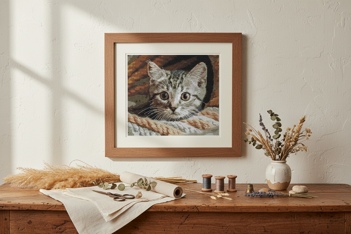 Spy cross stitch kit – Andriada SANU-10