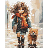 Kit de punto de cruz A través de los charcos Andriana SANP-74