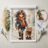 Kit de punto de cruz A través de los charcos – Andriana SANP-74