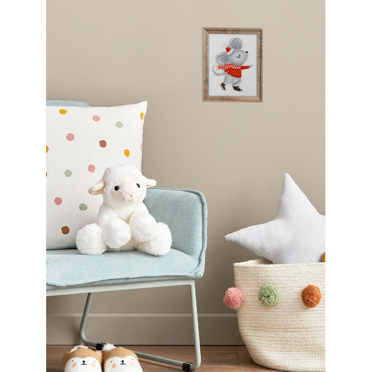 Kit de punto de cruz KLART “Mouse on the Rink” KL8-558 – Ratón patinando