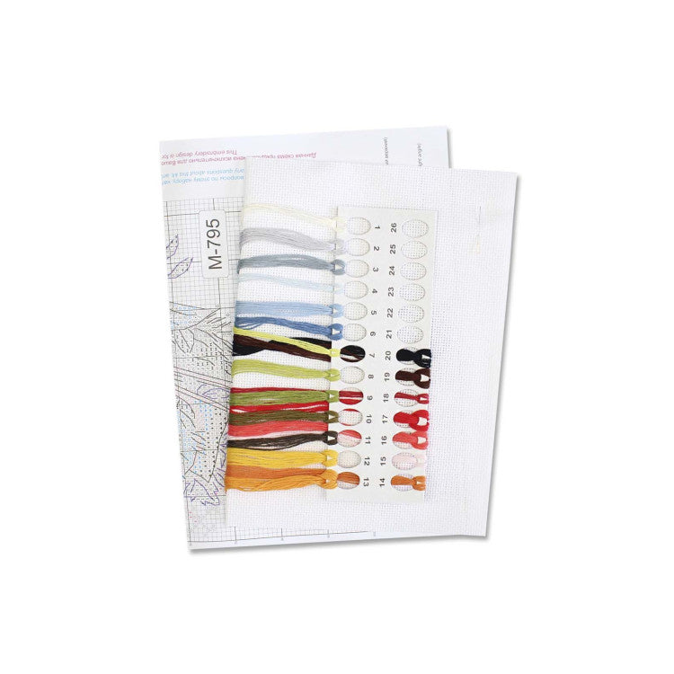 Vista adicional de Kit de punto de cruz MP Studia SM-795 – Paseo de otoño 18x13 cm