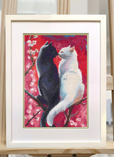 Kit de punto de cruz Fluffy Romance Oven S1707 Gatos enamorados Aida 16