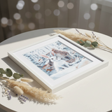 Kit de punto de cruz White Bunny Oven S1708 – Conejo blanco Aida 16