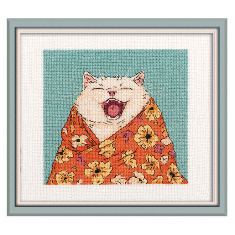 Kreuzstich-Set PANNA “Sleepy Cat” PK-7533 – Schlafende Katze
