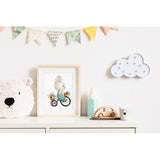 Kit de punto de cruz KLART “Conejito en bicicleta” KL8-521