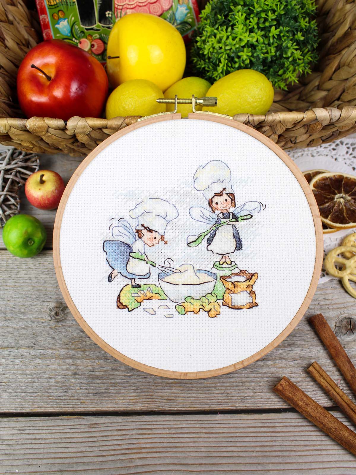 Kit de punto de cruz MP Studia “Magia en la cocina” SM-983