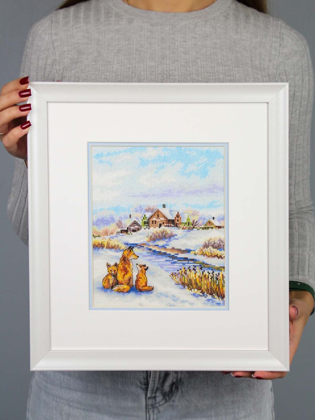 Kit de point de croix MP Studia « Famille rousse » SNV-933