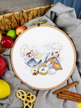 Kit de punto de cruz MP Studia “Chefs expertos” SM-982