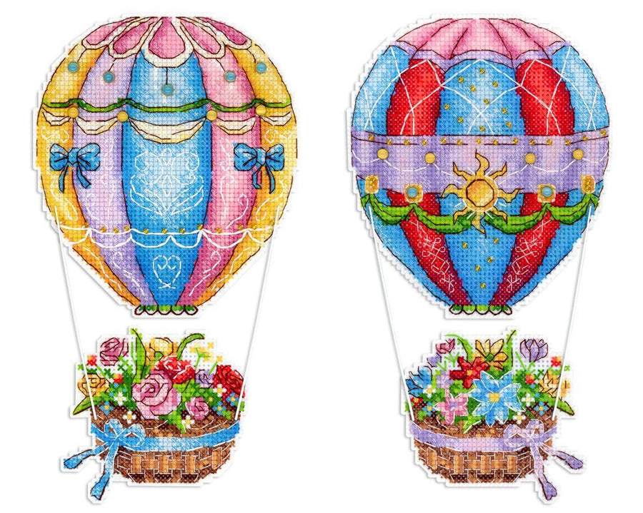 Kit de punto de cruz MP Studia SR-1155 – Ramo del cielo 20x11 cm
