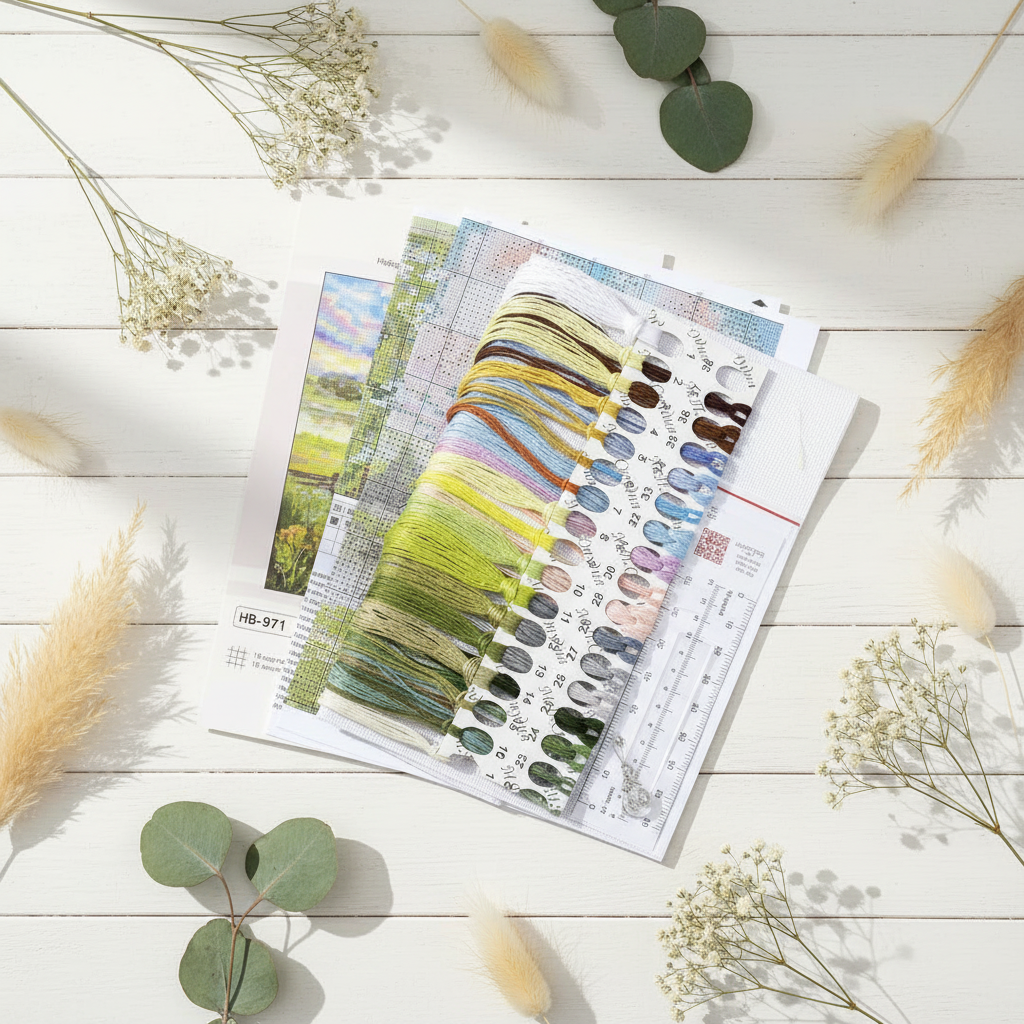 Kit de point de croix MP Studia « Pastorale d'été » SNV-971