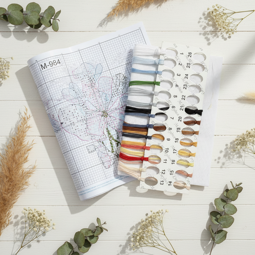 Kit de punto de cruz MP Studia “La primera tortita” SM-984