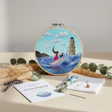 Kit de punto de cruz Oven “Sobre las olas” 1714