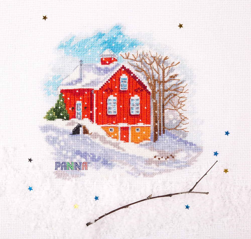 Jahreszeiten: Herbst und Winter - Panna - Kreuzstich-Set DE-7002