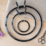 Nurge Flexible Hoop in Black: Your Perfect Ally for Hand and Machine Embroidery Projects