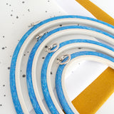 Nurge Oval Flexi Hoop Frame: Charming Blue to Enhance and Display Your Embroidery