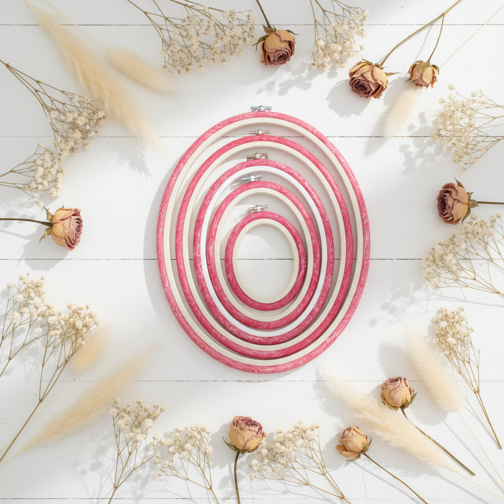 Nurge Flexi Hoop Oval Frame: Charm and Functionality in Pink