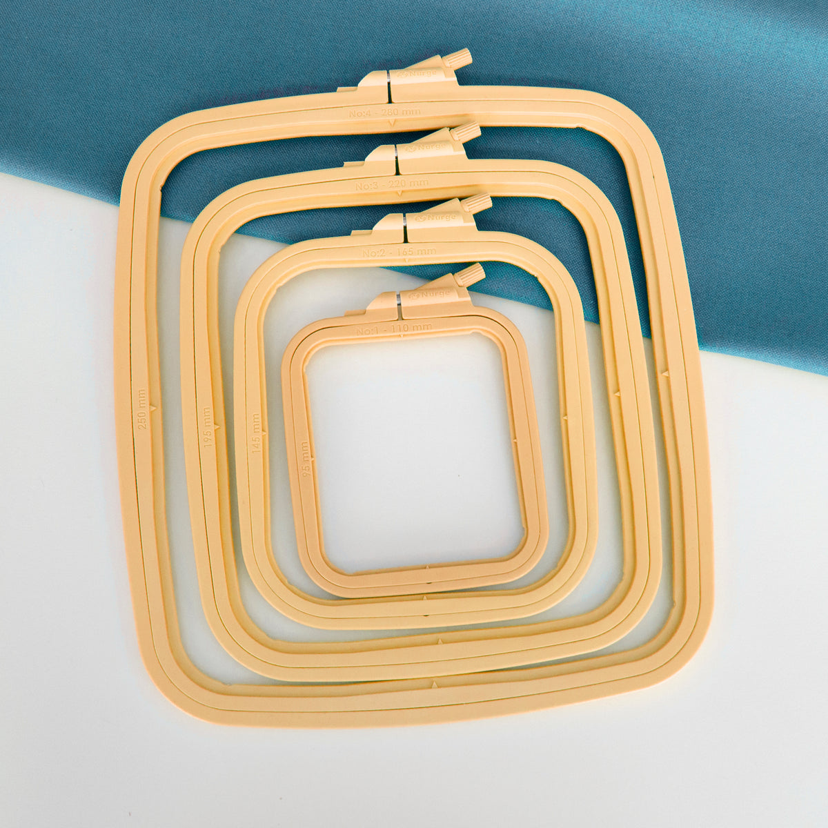 Bastidor Cuadrado Beige de Nurge 4 Medidas 