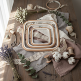 Nurge Flexi Hoop Square Frame-Frame: Elegance and Functionality in Beige