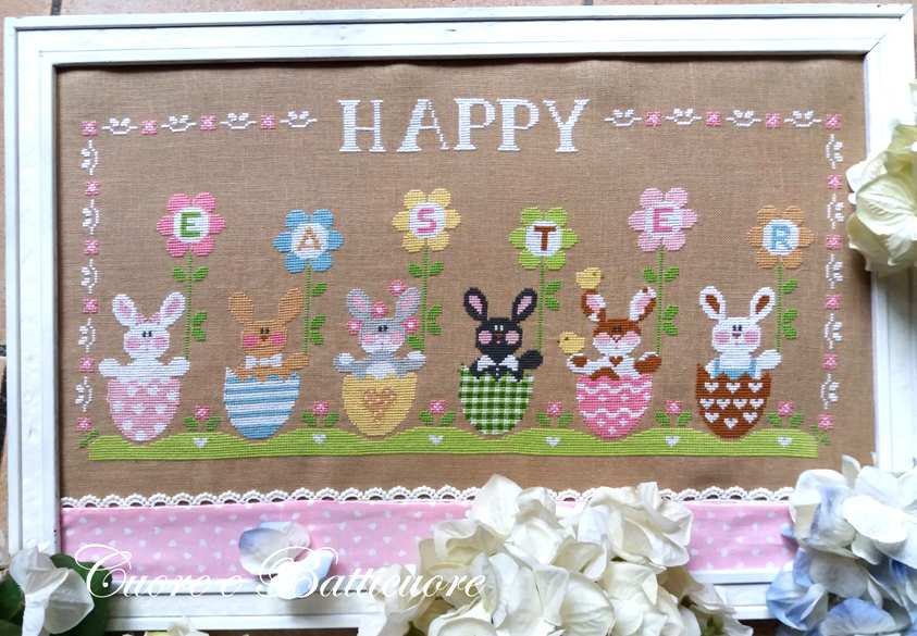 Easter Flowers - Cuore e Batticuore - Cross Stitch Chart