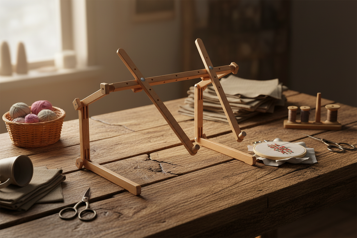 Luca-S Frame Easel for Cross Stitch - Multipurpose and Oak Wood