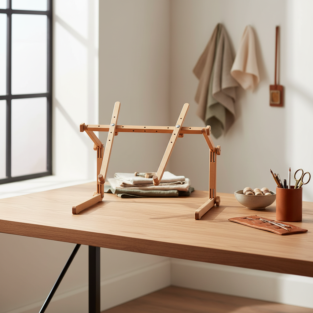 Luca-S Frame Easel for Cross Stitch - Multipurpose and Oak Wood