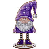FLK-210 Gnome de Noël - Kit avec perles - Bois