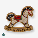 FLK-294 Little Horse - Kit with Beads - Wood