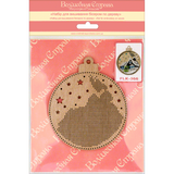 FLK-366 Christmas Ornament - Kit with Beads - Wood
