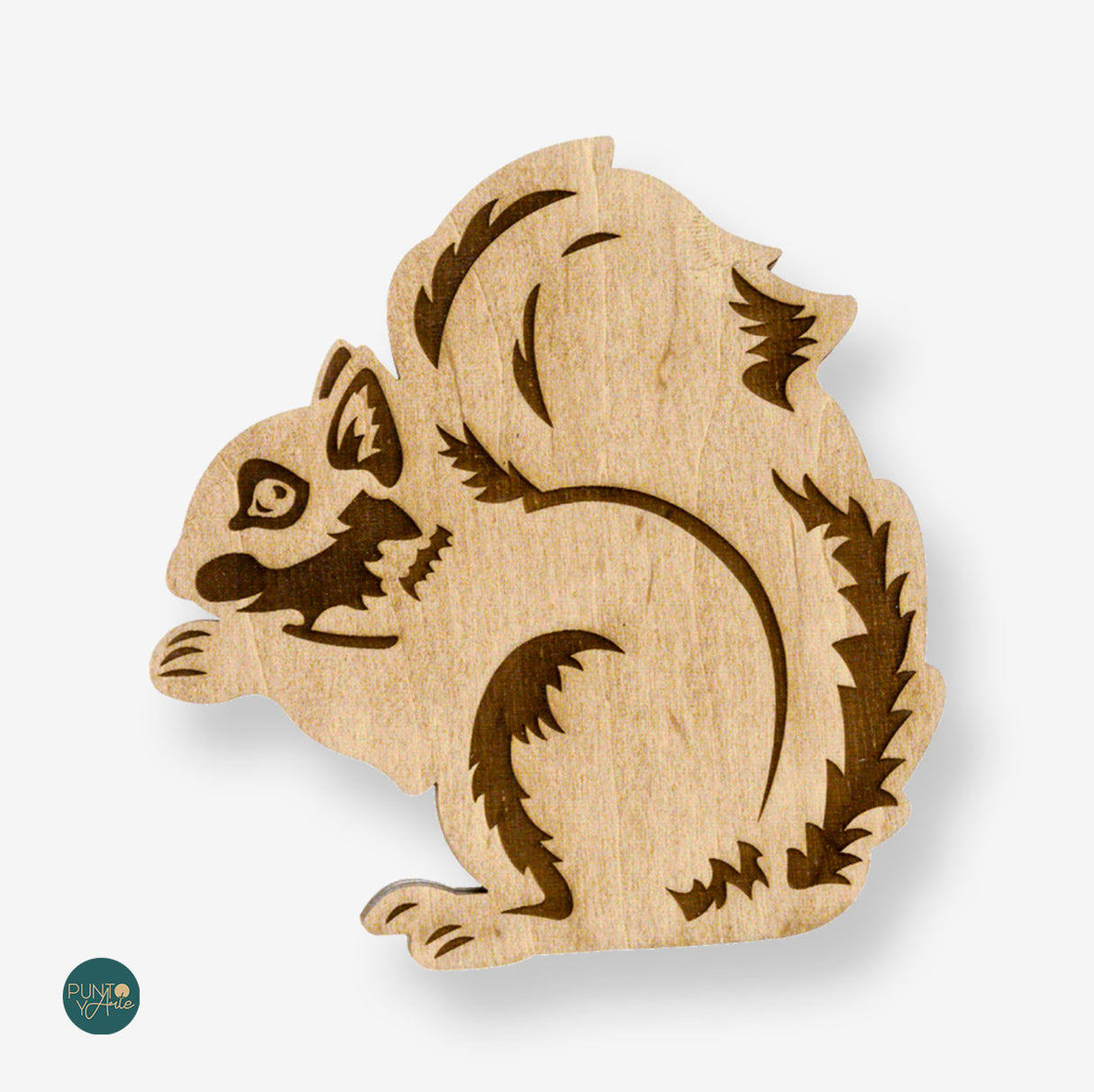 Squirrel. FLZB-100 Bead Organizer with Wooden Lid